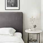 Интерьерная настольная лампа Eurosvet 12205 12205/1T белый (хрусталь Strotskis, подвески, выключатель, подсвечник, свеча)