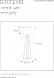 Торшер Lucide Coffee Lamp 31798/81/97