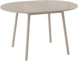 Стол Раунд D100, Стекло, Капучино, МАМАДОМА