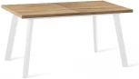 Стол HB140 Дуб Галифакс натуральный/ опоры белые Dikline 00-00063977