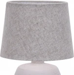 Настольная лампа Escada Eyrena 10173/L Grey 1x40Вт E14, керамика/ткань, черный/белый/серый (220V)