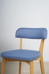 Стул R-Home Франк Блю-Лазур/Натур. Бук