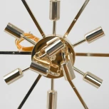 Подвесная люстра Lussole Napa LSP-8926 (220V, хрусталь, на цепи, круглые)