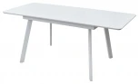 Стол АРУБА 140 БЕЛЫЙ стекло / БЕЛЫЙ