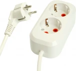 Удлинитель 2-х местный 2 метра с заземлением Stekker Home 49339