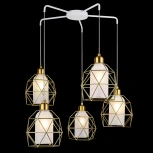 Подвесной светильник 33 ИДЕИ PND16M.05.01.001.WH.PA-M35PA (220V, на проводе)