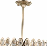 Потолочная люстра хрустальная на штанге Arte Milano Sorrento-2019 372019/6/300/390 GD (220V)