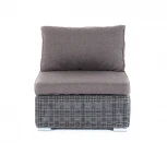 Модуль диванный прямой с подушками, цвет графит 4SIS Лунго YH-C1032W graphite