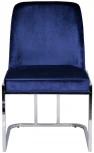 Обеденный стул Garda Decor GY-DC8365-B (Хром/Синий)