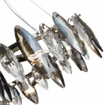 Подвесная люстра ST Luce Ancona SL1227.103.08 (220V, хрусталь, подвески, на тросе, круглые)