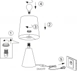 Настольная лампа Rivoli Edith 7069-503