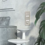 Выключатель двухклавишный (дымчатый) Werkel W1220004