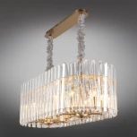 Подвесная люстра Aployt Verene APL.808.13.12 (220V, хрусталь, на цепи, свеча)