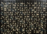 Гирлянда светодиодная Занавес белая 220B, 300 LED, провод черный, IP65 RL-CS2*1.5-CB/WW Rich LED