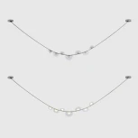 Подвесной светильник светодиодный Crystal Lux BOSQUE SP7 L3000 GREY/TRANSPARENT