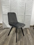 Обеденный стул M-City DAIQUIRI BLUVEL-14 GREY, велюр
