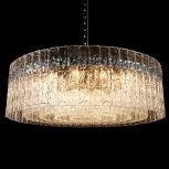 Подвесная люстра Loft It Nevada 10297/800 Nickel (220V, хрусталь, на цепи, круглые)