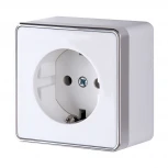 Розетка с заземлением Gallant (белый) Werkel W5071001 (a051584)