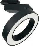 Трековый светильник Rim Unity 3000K 12Вт 110° LED (однофазный) Maytoni Technical TR044-1-12W3K-B (220V, кольцо)