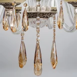 Подвесная люстра Abrasax 3119/8GO (220V, на цепи, свеча)