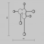 Настенный светильник Freya Wonder FR5440WL-L17B (LED, 220V)