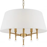 Подвесная люстра Freya Rosemary FR5190PL-05BS3 (220V, на цепи)