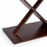 Стол ALVEST (mod. T-161) Темный орех (HN GLAZE) (дерево гевея, МДФ)