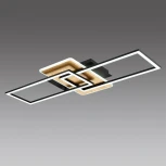 Потолочная люстра Lumion Goldy 8021/90CL черный/золотой/черный, металл/акрил с пультом ДУ LED 90W 220V 3000-6500К