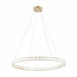 Подвесной светильник Arte Milano Venezia 311311/D800 GD (регулировка яркости, LED, 220V, хрусталь, пульт управления, на тросе, кольцо)