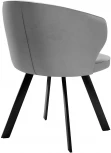 Стул DikLine 249 поворотный, B22 GREY, ножки черные