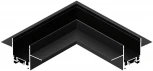 Угол-соединитель "потолок-потолок" для встраиваемого шинопровода ST Luce Skyflat ST069.409.10 Черный