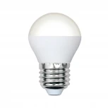 Лампа светодиодная, диммируемая, форма "шар", матовая, теплый белый свет 3000K Volpe OPTIMA DIM LED-G45-6W/3000K/E27/FR/DIM/SLS