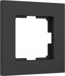 Рамка на 1 пост (черный софт) Werkel W0012908 (a062799)