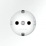 Розетка с заземлением (белый матовый) Voltum S70 VLS040102