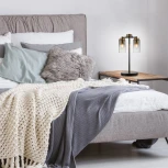 Настольная лампа Escada Dinasty 2118/2 E14*40W Black/Brass (220V, выключатель)