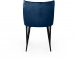 Стул JAZZ ромб, бархат синий 29/черный конус Top Concept 77458