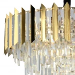 Подвесная люстра Stilfort Amman 1024/03/08P (220V, хрусталь, на цепи, круглые)