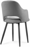 Стул Гутрид ромбы спереди серый / черный 504185 Woodville