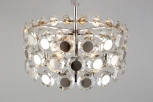 Подвесная люстра Aployt Wiola APL.745.03.06 (220V, хрусталь, на цепи, круглые)