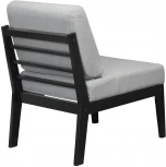 Кресло Массив мягкое ткань серый, каркас венге от фабрики Mebelik