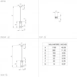 Подвесной светильник Eglo Nafferton 43743 (220V, на проводе)
