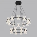 Люстра подвесная Lumion Vinora 8341/70L черный/прозрачный металл/акрил LED 70W 3000K 220V VINORA