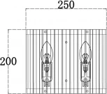 Настенный светильник Maytoni Solar MOD087WL-02G (220V)