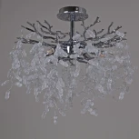 Потолочная люстра на штанге хрустальная Reluce 33029-0.4-460 CH (220V)