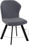 Стул DikLine 339 поворотный B28 ANTRACITE, ножки черные