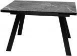 Стол DikLine DKL140 Керамика Черный мрамор/опоры черные (2 уп.) арт.00-00073001