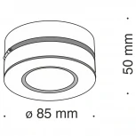 Накладной потолочный светильник Magic 3000K 1x7Вт 36° LED Maytoni Technical C022CL-L7W