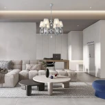 Подвесная люстра Arte Milano AM347203 347203/6 CR (220V, подвески, на цепи)