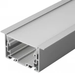 Профиль с экраном S2-LINIA69-F-2500 ANOD+OPAL (Алюминий) 021177 Arlight