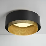 Потолочный светильник круглый Casing C 38 Черный Imperiumloft Casing-C01 (189556-26) (LED, 220V, пульт управления, круглые)